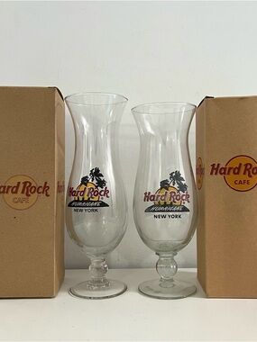 Hard Rock Hurricane Glasses New York - Set of 2